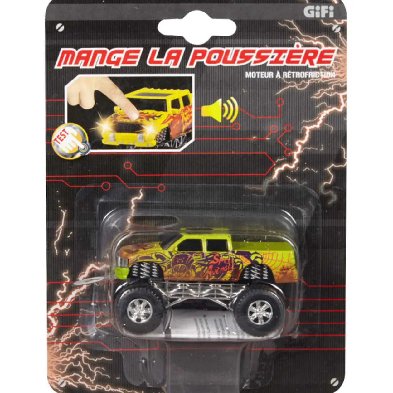 Véhicule 4x4 son et lumière