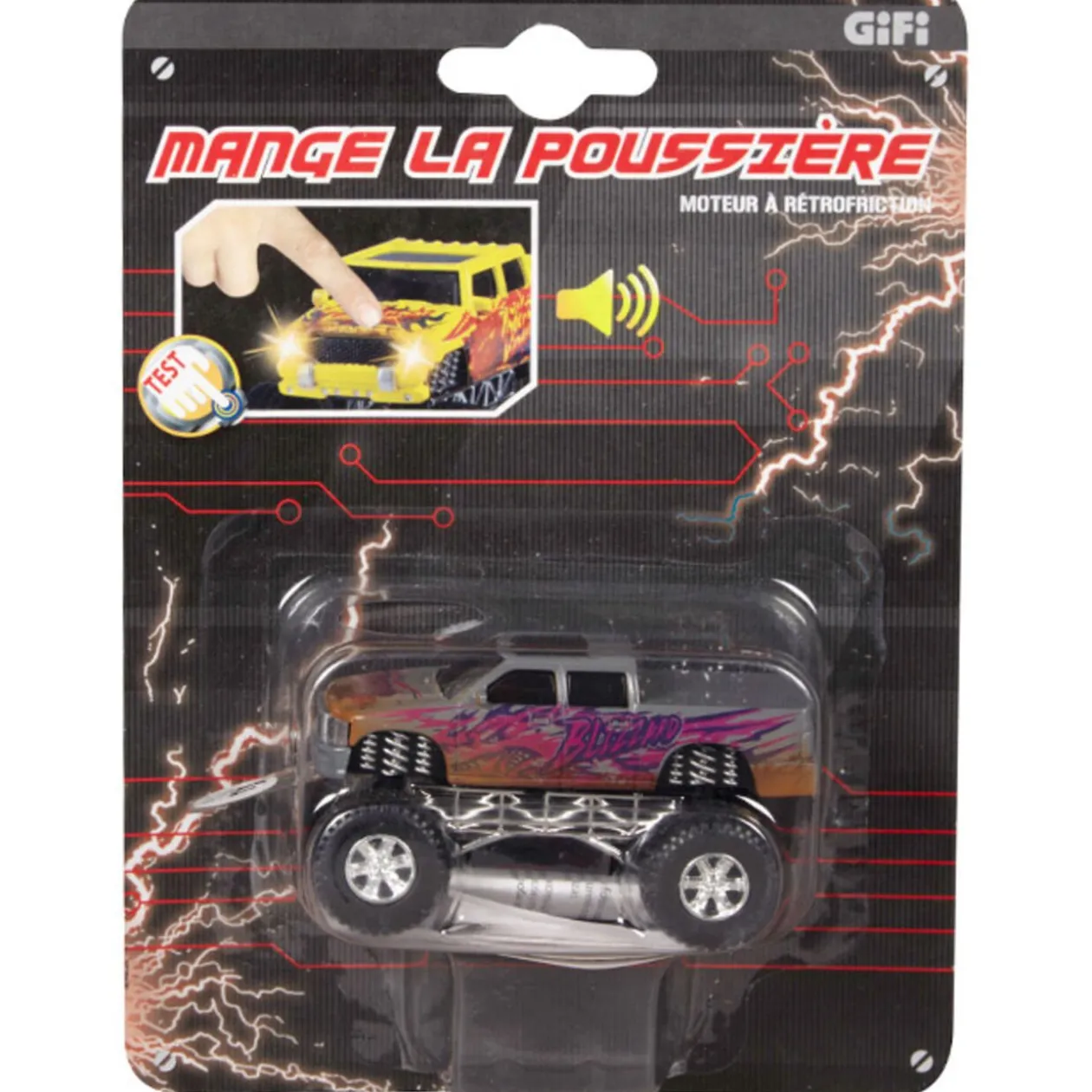 Véhicule 4x4 son et lumière