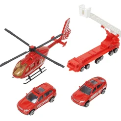 Véhicules métal pompier X20 pièces