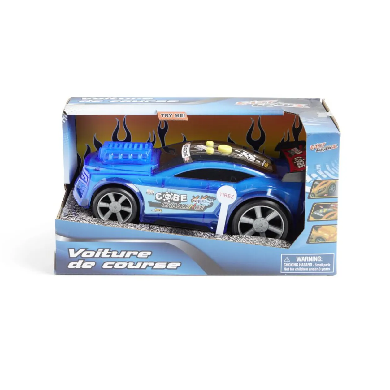 Voiture à friction en plastique - 3 coloris