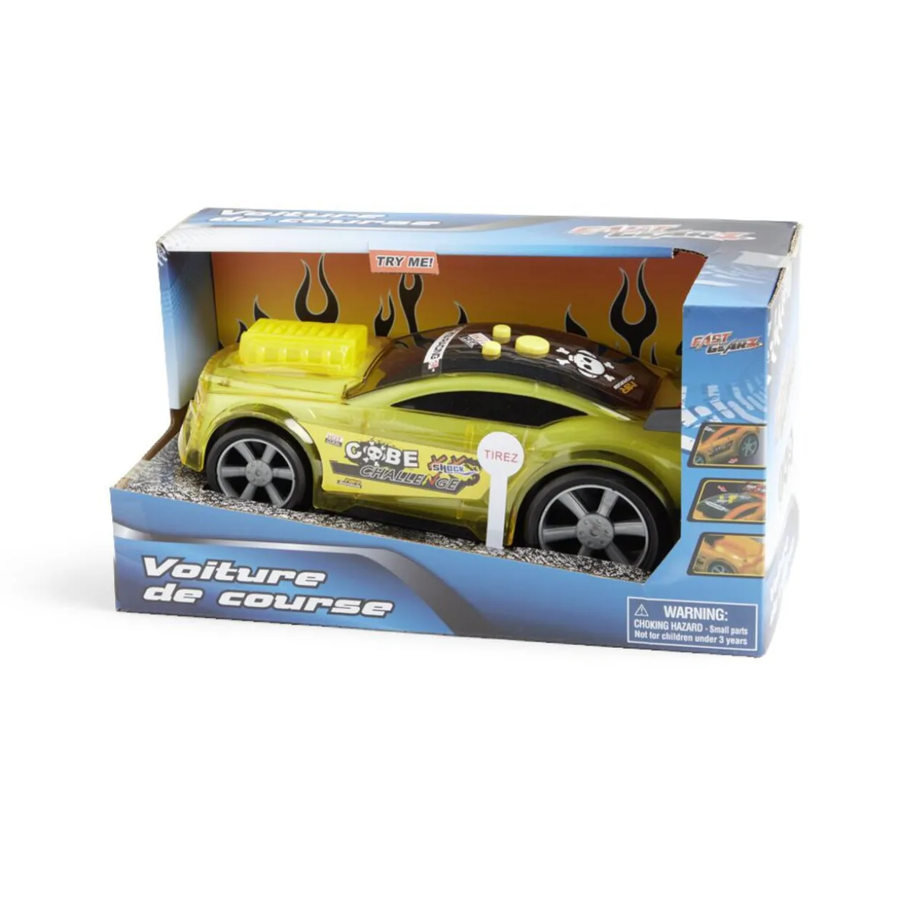 Voiture à friction en plastique - 3 coloris