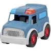 Voiture de police plastique bleu 26x15xH18,2 cm