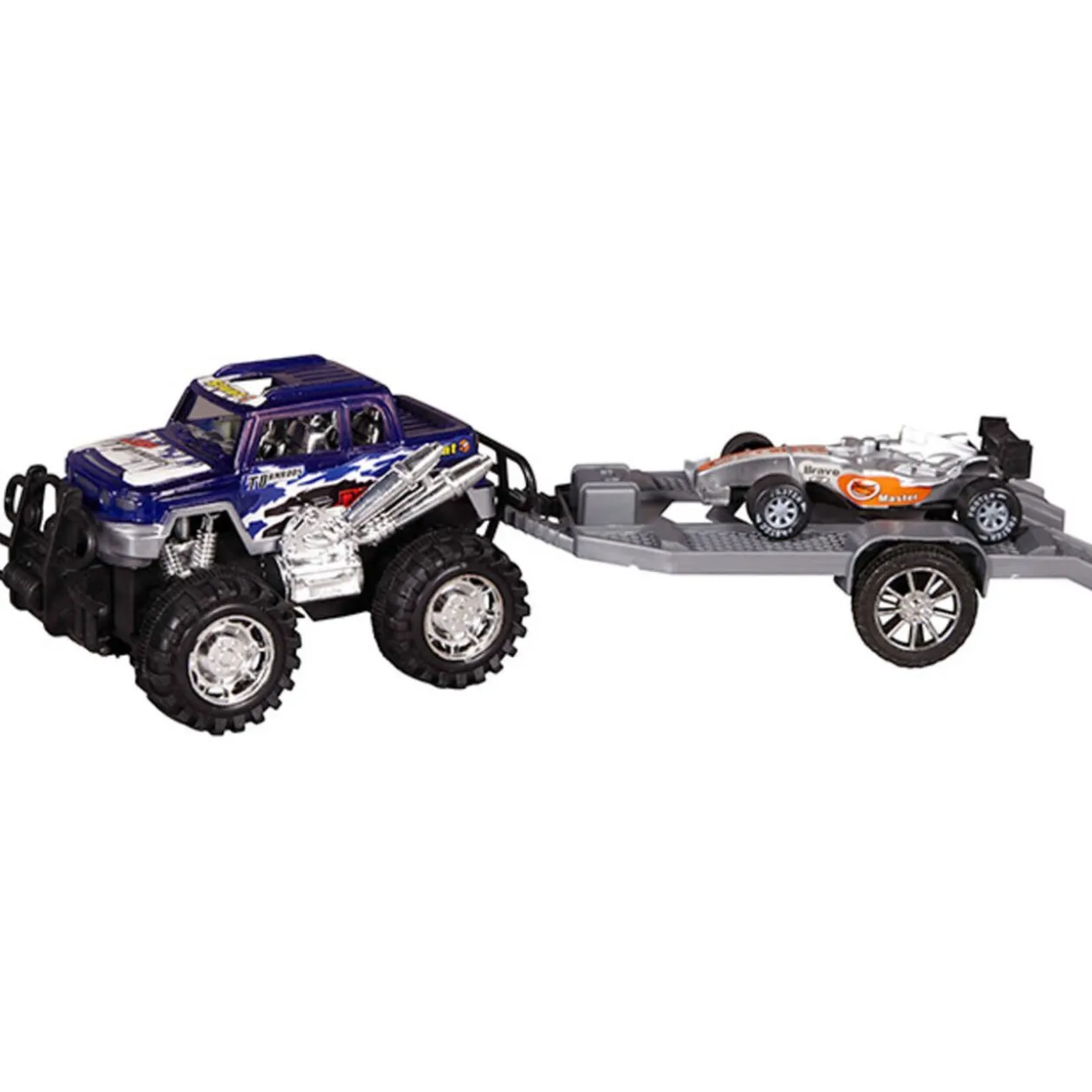 Voiture friction 4X4 et remorque