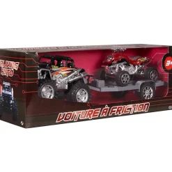 Voiture friction 4X4 et remorque