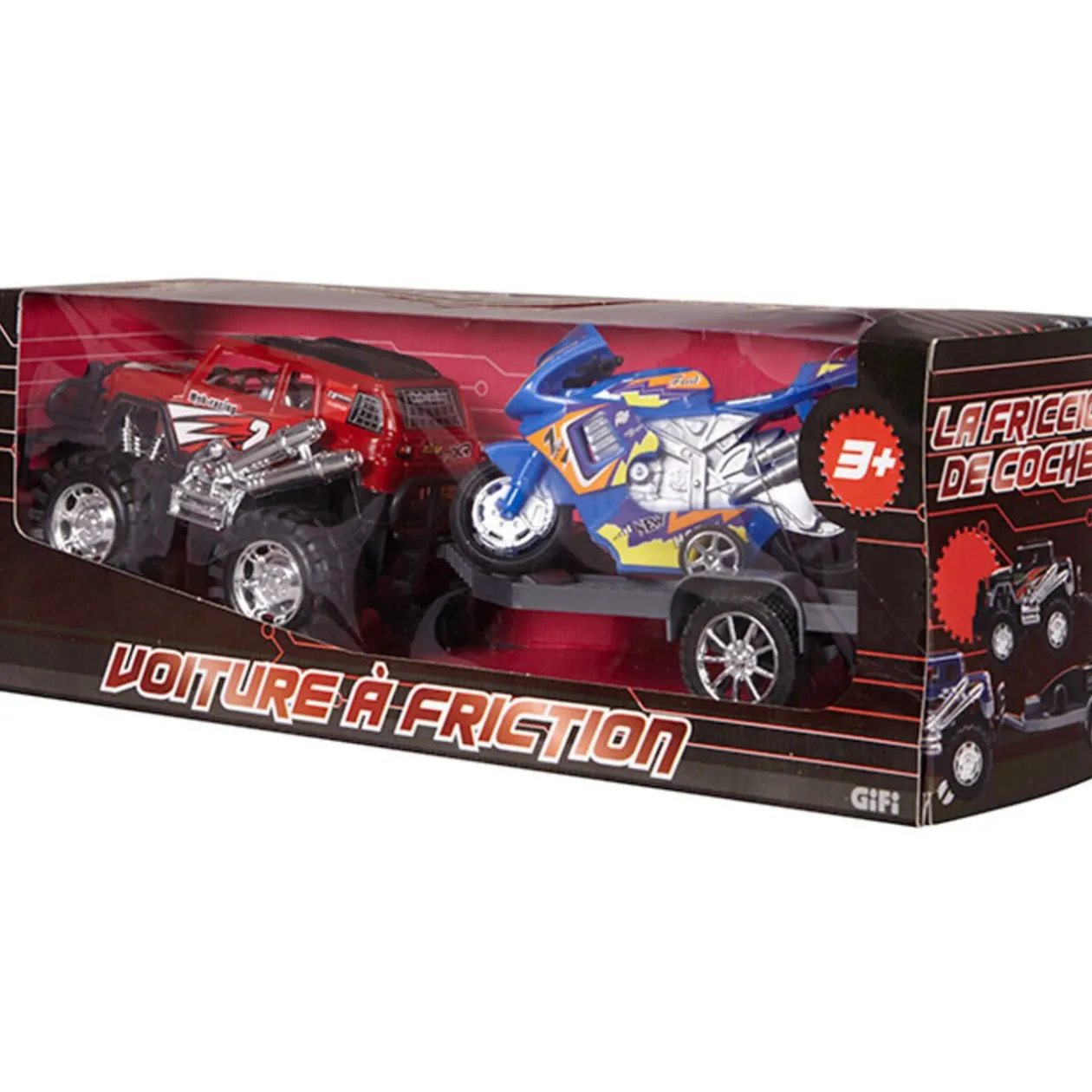 Voiture friction 4X4 et remorque