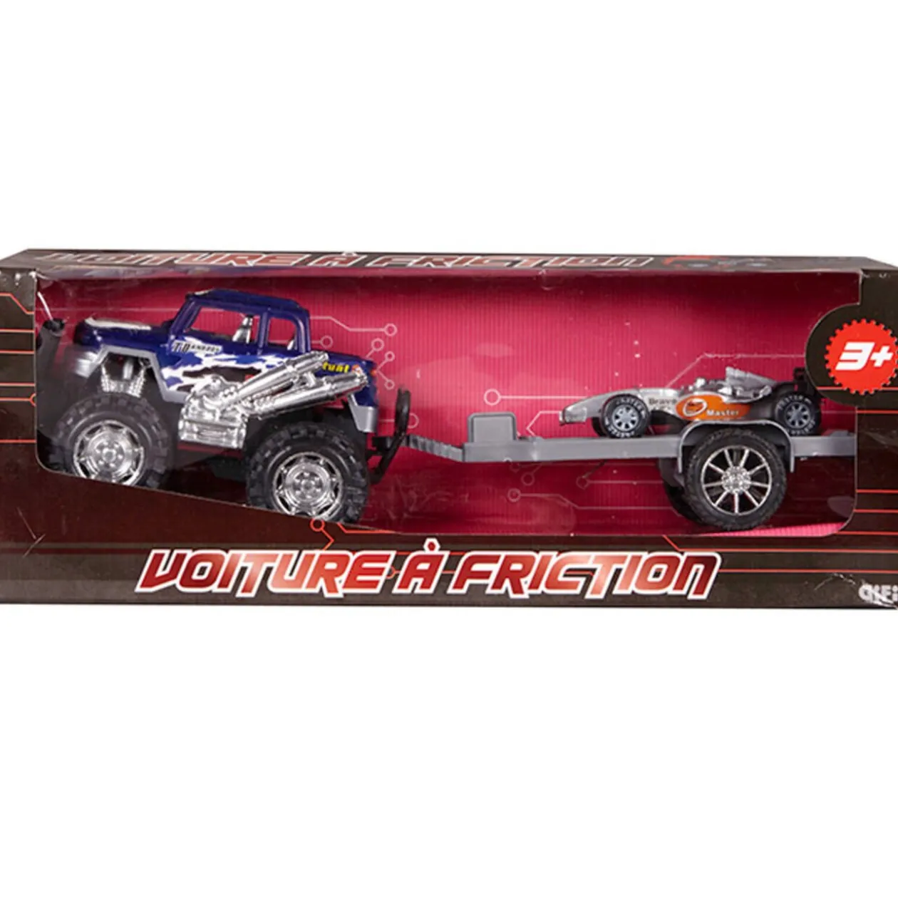 Voiture friction 4X4 et remorque