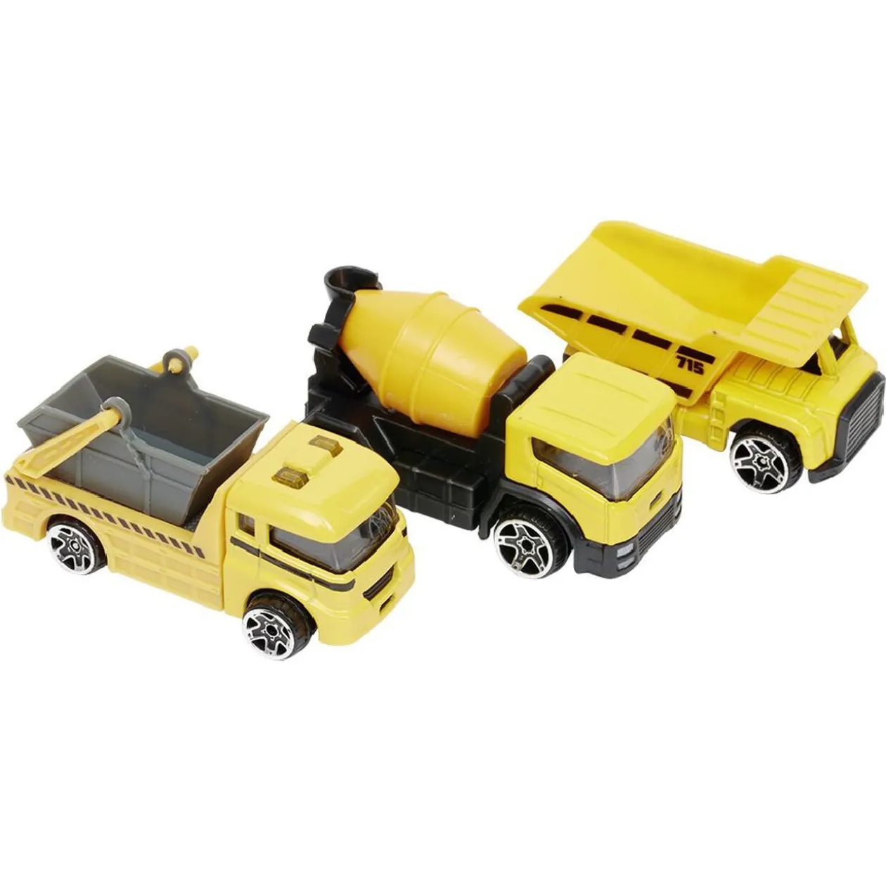 Voiture métal échelle 1/64 multicolore x3