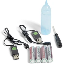 Voiture radiocommandée 2 en 1 effets sonores et visuels