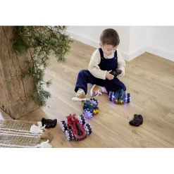 Voiture radiocommandée 2 en 1 effets sonores et visuels