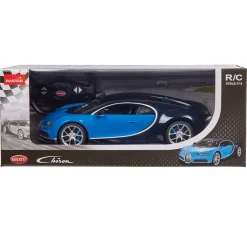 Voiture radiocommandée Bugatti Chiron 1/14 bleu noir