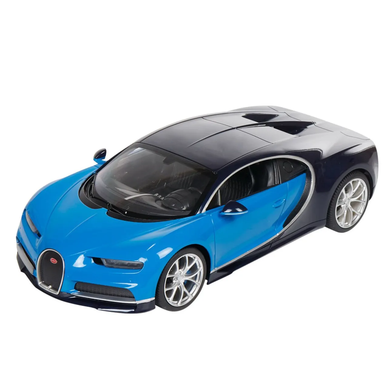 Voiture radiocommandée Bugatti Chiron 1/14 bleu noir