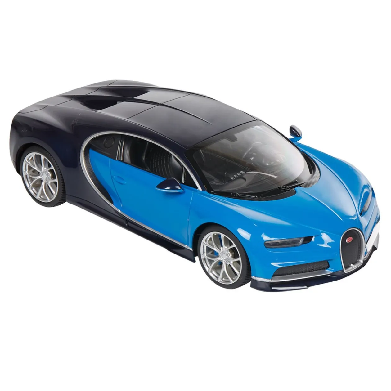 Voiture radiocommandée Bugatti Chiron 1/14 bleu noir