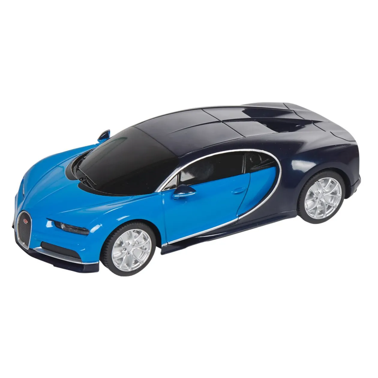 Voiture radiocommandée Bugatti Chiron 1/24 bleu noir
