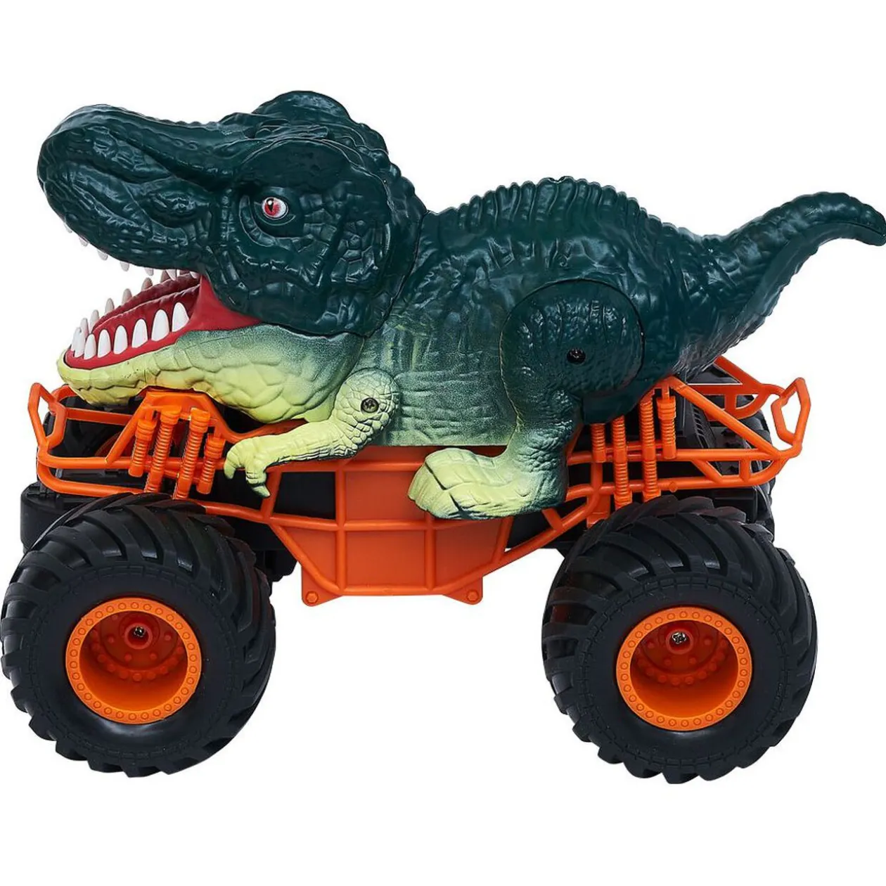 Voiture radiocommandée dinosaure