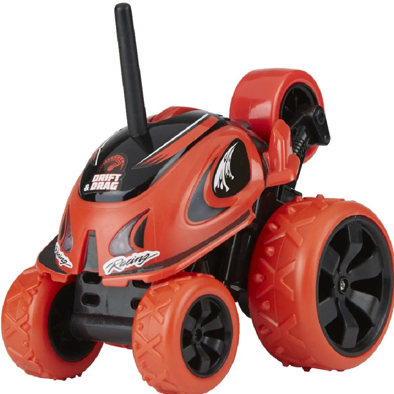 Voiture radiocommandée Drago 360° lumineuse noir rouge