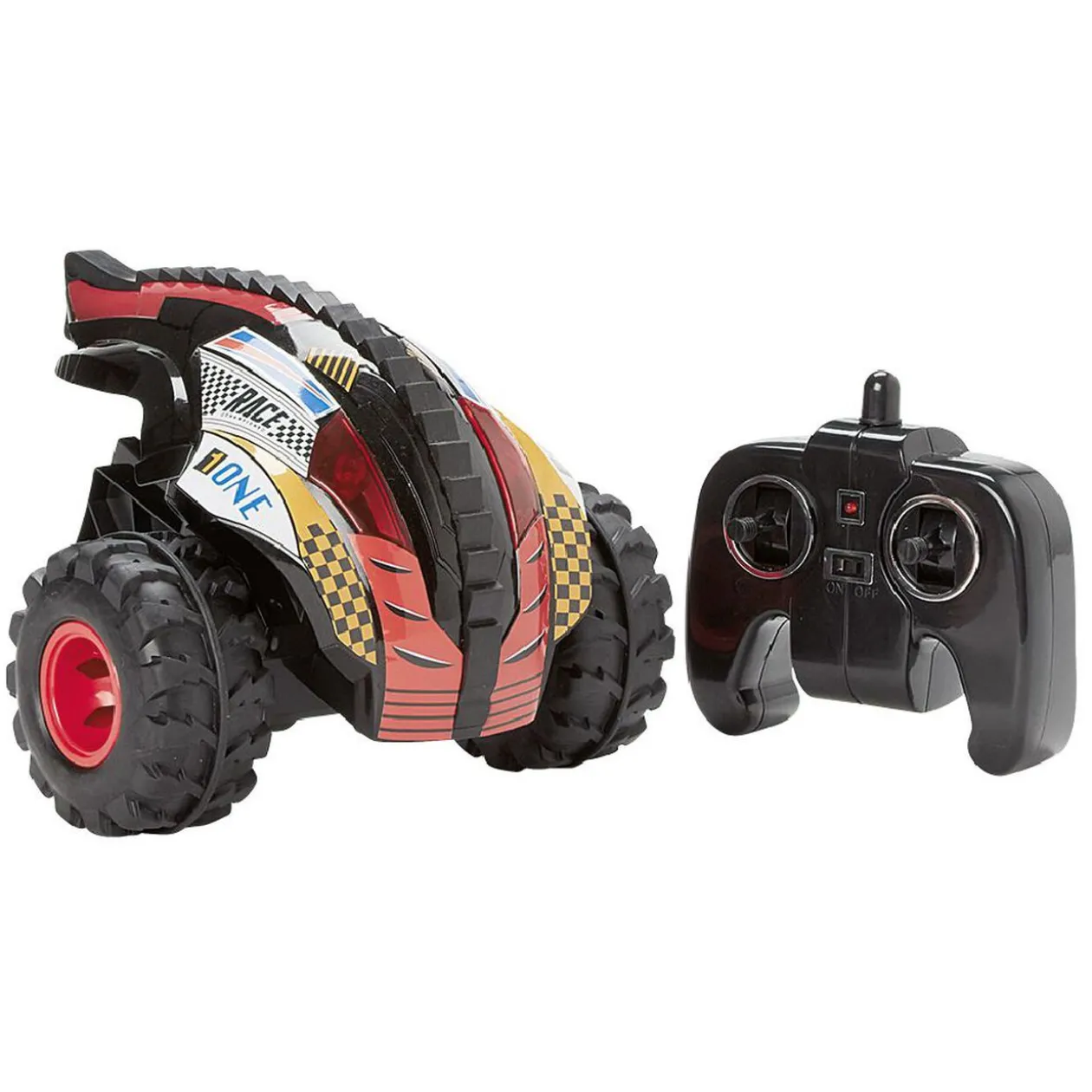 Voiture radiocommandée Scorpio lumineuse rotative 360°