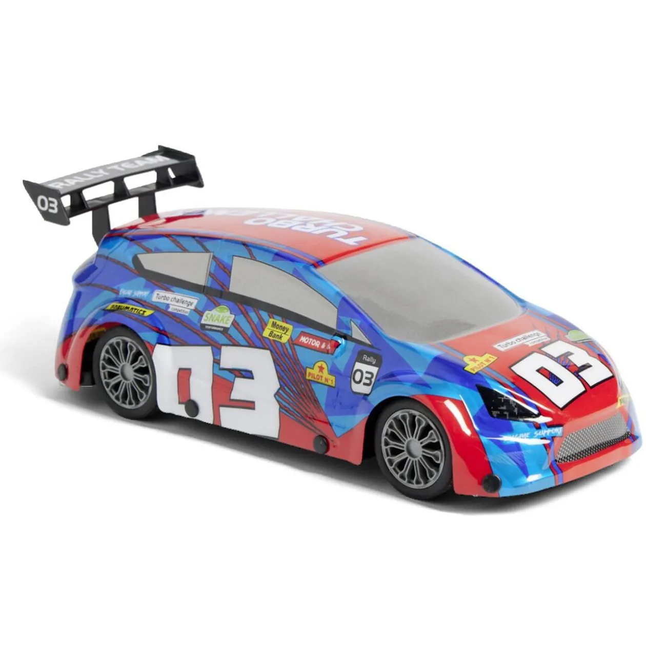 Voiture Rallye radiocommandée rouge