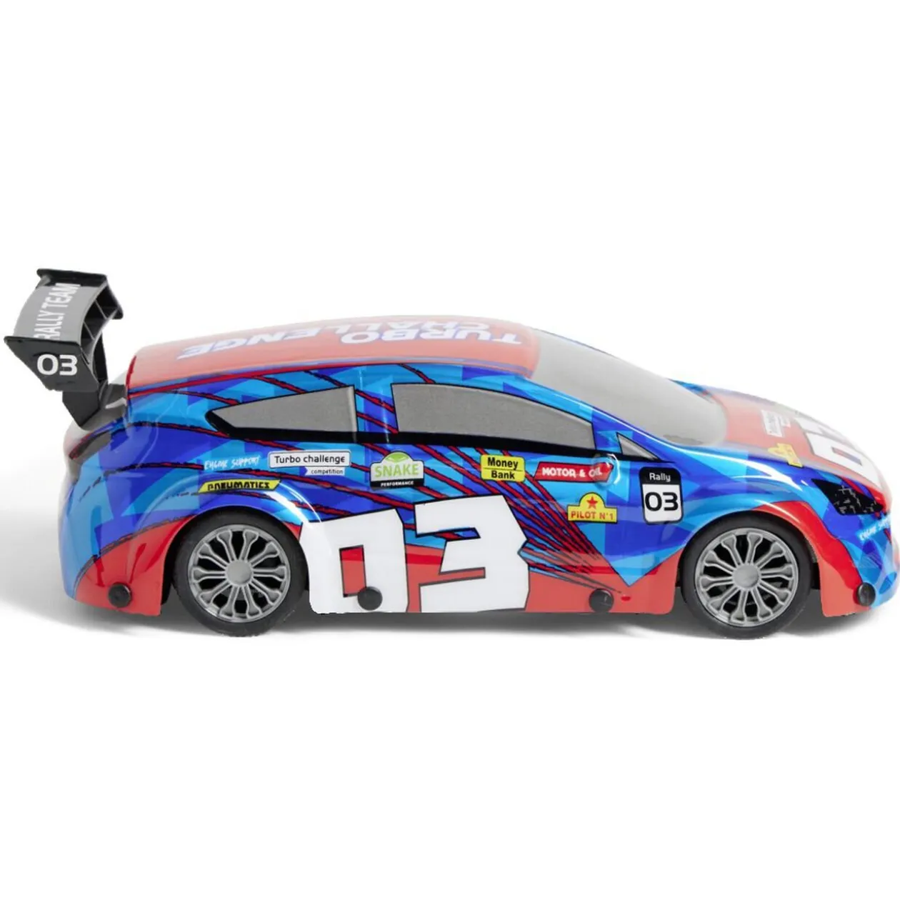 Voiture Rallye radiocommandée rouge