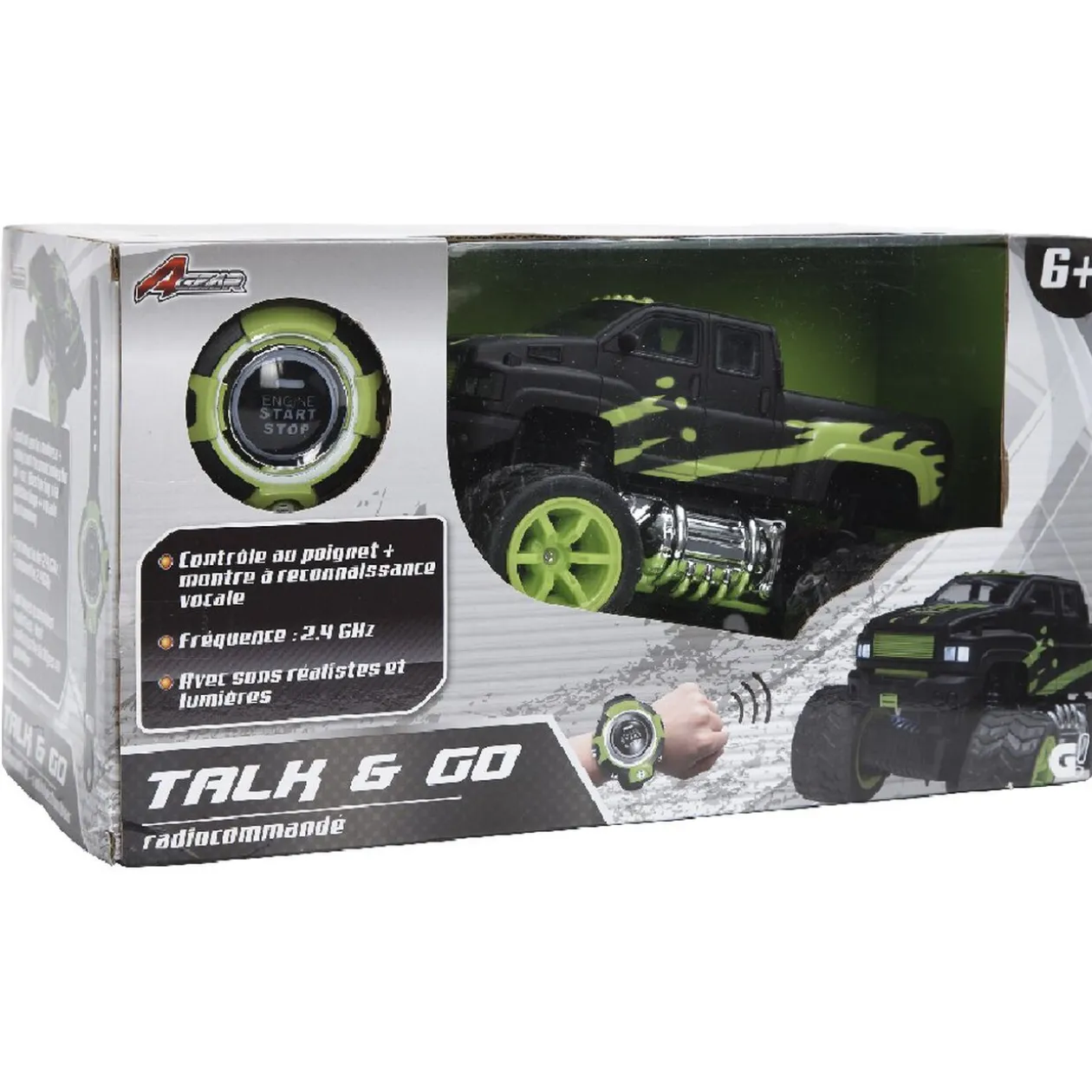 Voiture télécommandée avec montre à reconnaissance vocale