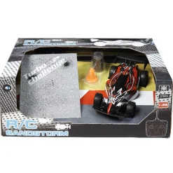 Voiture télécommandée avec tremplin et accessoires