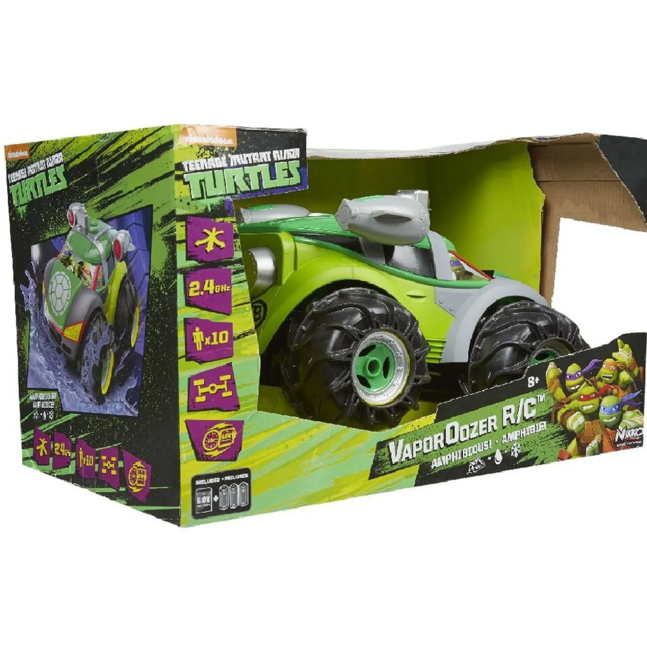 Voiture Vaporoozer amphibie télécommandée Tortues Ninja