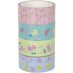 Washi tape fruit ruban adhésif x4