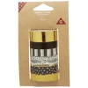 Washi tape noir et or x6