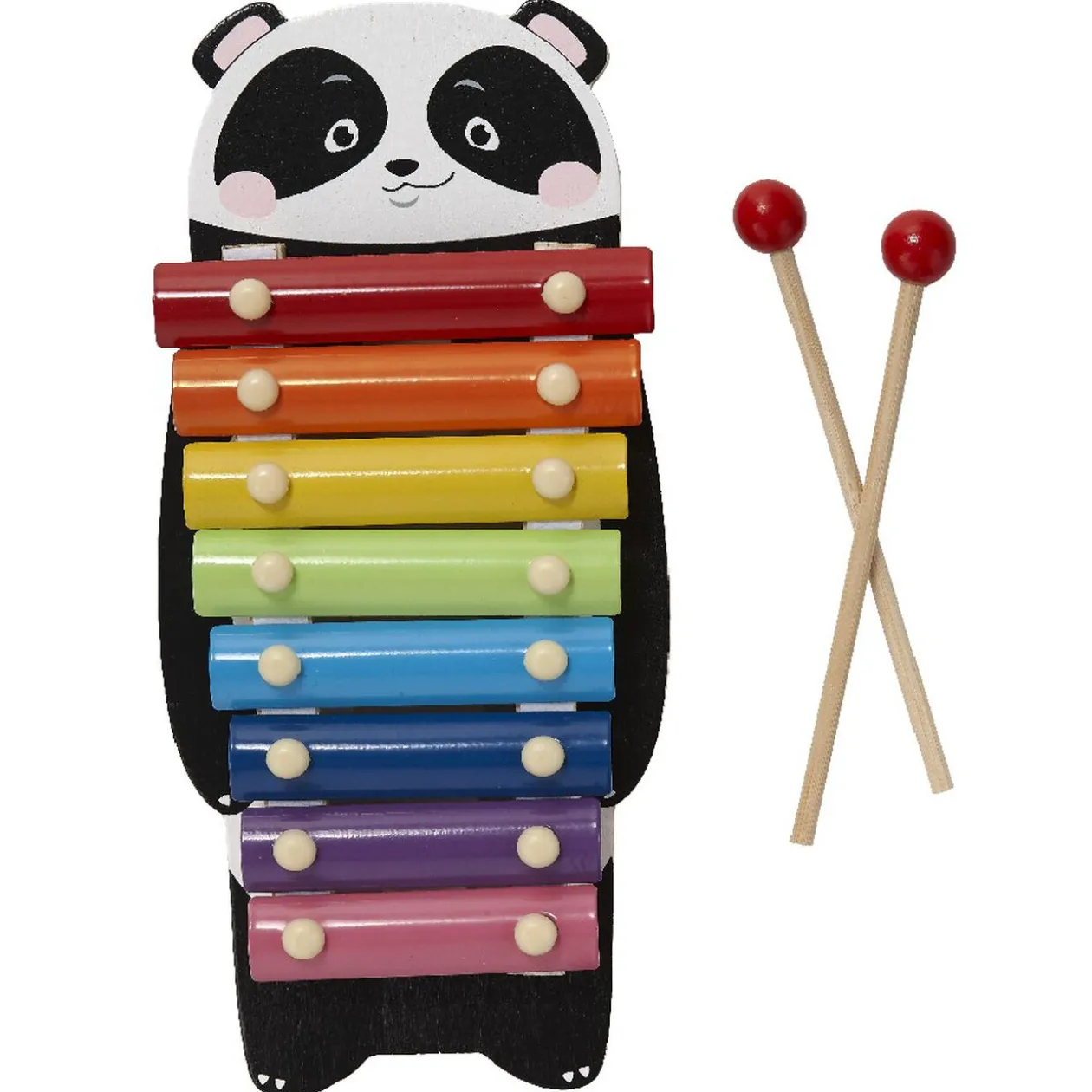 Xylophone multicolore 8 clés socle animal