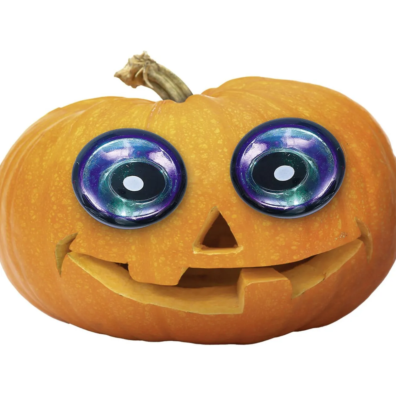 Yeux de citrouille lumineux décoration Halloween