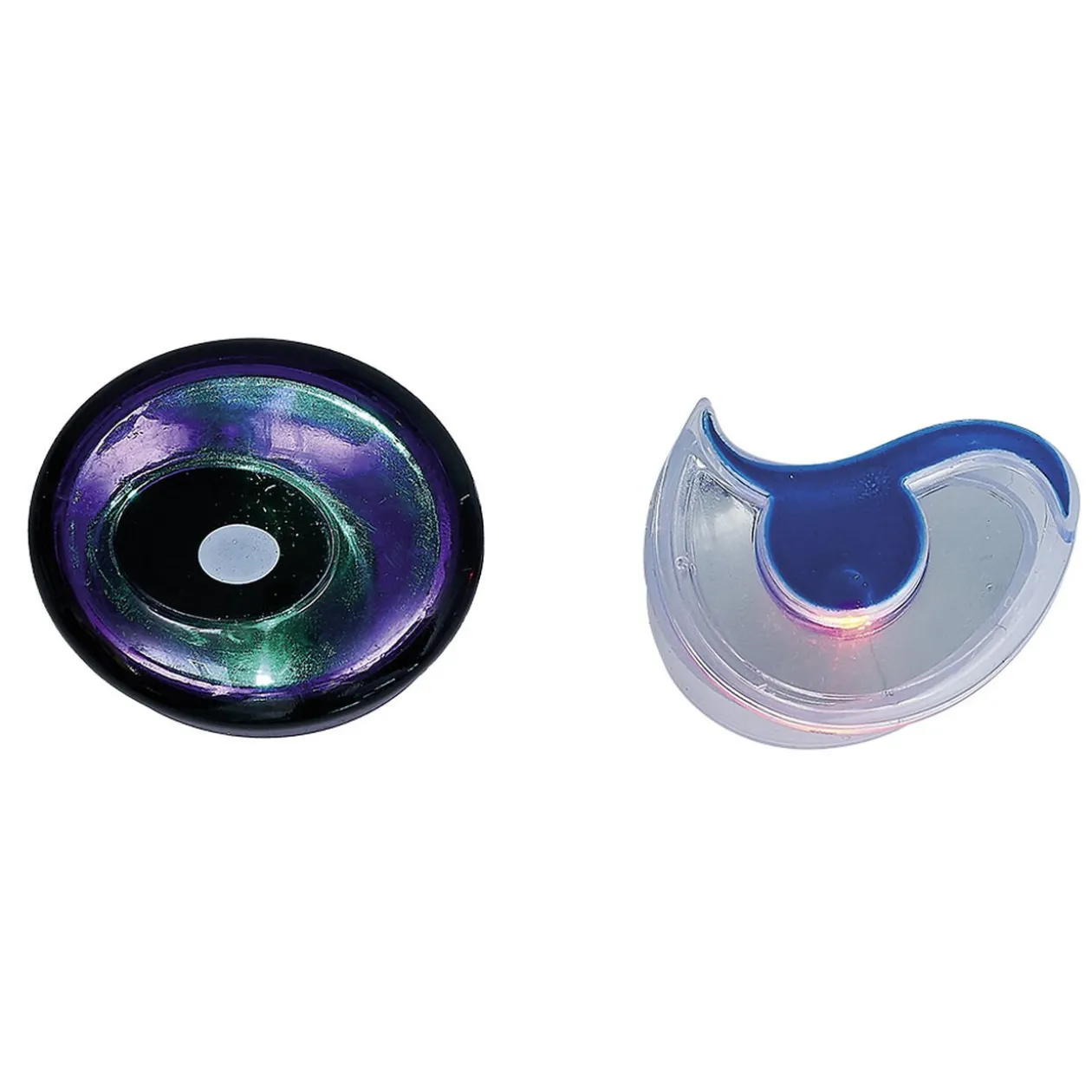 Yeux de citrouille lumineux décoration Halloween